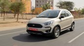 Ford Freestyle review left front three quarters tracking shot