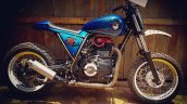 Royal Enfield Himalayan D-71 Fiddler by Bulleteer Customs right side