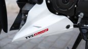 TVS Apache RTR 160 Race Edition White in Images engine cowl