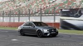 2018 Mercedes-AMG E 63 S review track action shot