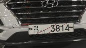 2019 Hyundai Tucson (facelift) grille layout South Korea