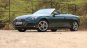 Audi A5 Cabriolet review front three quarters top down