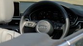 Audi A5 Cabriolet review steering wheel logo