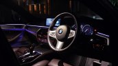 BMW 5-Series 530d review dashboard night shot