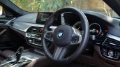BMW 5-Series 530d review steering wheel
