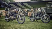Royal Enfield Classic 500 Pegasus Limited Edition Service Brown & Olive Drab Green