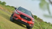 Volvo XC40 review front angle tilt