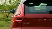 Volvo XC40 review tail light