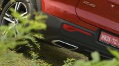 Volvo XC40 review tail pipe