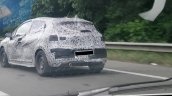 2019 Renault Clio rear three quarters left side spy shot