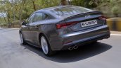 Audi S5 review rear motion shot tilt