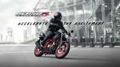 2018 Honda CB150R StreetFire front right quarter riding