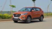 2018 Hyundai Creta facelift review front three quarters motion