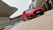 Audi RS5 review front three quarters tilt