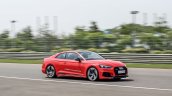 Audi RS5 track drive action shot