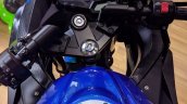 Kawasaki Ninja 300 2018 blue left quarter intrument cluster