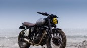 Royal Enfield Classic 500 modified scrambler 'Reckless' by Bulleteer Customs front right quarter