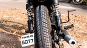 Yamaha RX 135 brat cafe racer with by Hindustan Customs rear