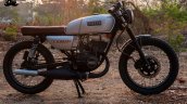 Yamaha RX 135 brat cafe racer with by Hindustan Customs side profile