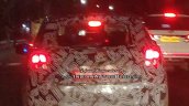 2018 Datsun GO+ (facelift) rear IAB spy shot