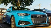 2019 Audi A4 Avant (facelift) Turbo Blue front three quarters-2