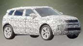 2019 Range Rover Evoque Front Three Quarters Right
