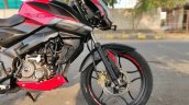 Bajaj Pulsar Ns160 Review Right Front Tyre Profile
