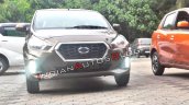 2018 Datsun Go Facelift Front Spy Shot India