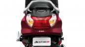 Hero Destini Launched In India Noble Red Rear