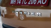 Tata Harrier Test Drive Review Rear Badge