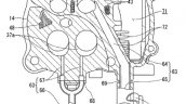 Suzuki Gixxer 250 Engine Patent Image Head Design
