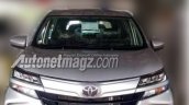 2019 Toyota Avanza Facelift Front Spy Shot