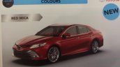 Indian Spec 2019 Toyota Camry Hybrid Red Mica