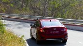 New Honda Civic Review Image Action Rear Three Qua