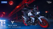 2019 Yamaha Mt 09 Night Fluo Action Shot Right Fro