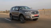 2019 Ford Endeavour Review Images Front Three Quar