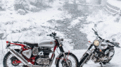 Royal Enfield Bullet Trials Works Replica In Snow