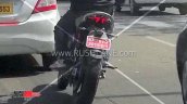 Revolt Motorcycle Spied Rear Action Shot Close Up
