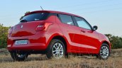 2018 Maruti Swift Test Drive Review Rear Angle Low