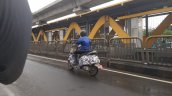 Bajaj Urbanite Electric Scooter Spied Left Rear Qu