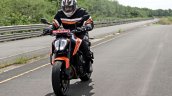 Ktm 790 Duke First Ride Review Action Shots Left F