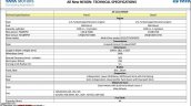 2020 Tata Nexon Engine And Specs Chart