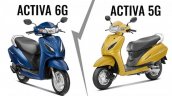 Honda Activa 6g Vs Honda Activa 5g Comparison Ddd1