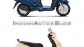 Honda Activa 6g Vs Tvs Jupiter Classic Side Profil