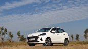 Hyundai Aura Review Images Front Three Quarters 11