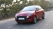 Hyundai Aura Review Images Front Three Quarters Ac