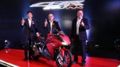 Honda Cbr250rr 2018 Red Launched Front Quarter