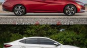 2021 Hyundai Elantra Vs 2019 Hyundai Elantra Side