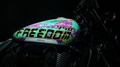 Custom Harley Davidson Street Rod Fuel Tank Shot