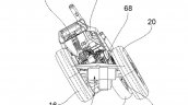 Piaggio Leaning 3 Wheeler Patent Image Rear